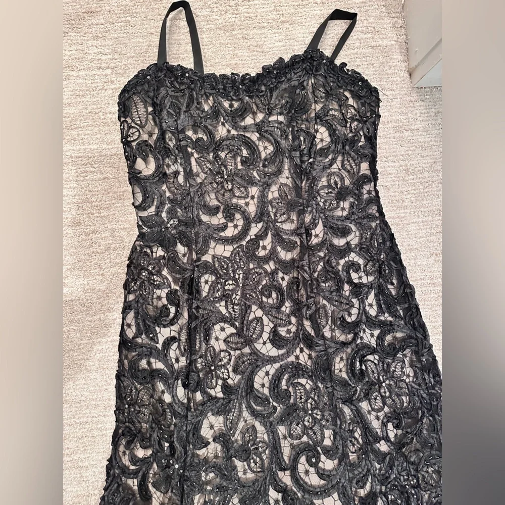 Montage by Mon Cheri Black Lace Dress - Picture 5 of 10